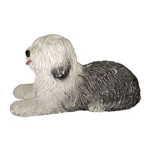 Sandicast Old English Sheep Dog 1983 Sandra Brue Hand Painted Vintage